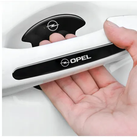 Naklejki ochronne pod klamki samochodu OPEL MOCNA FOLIA do auta 8 szt